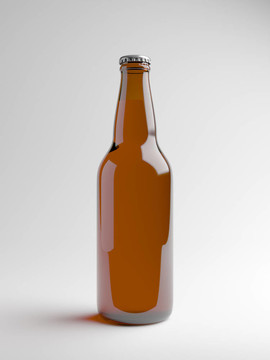 棕色的啤酒瓶