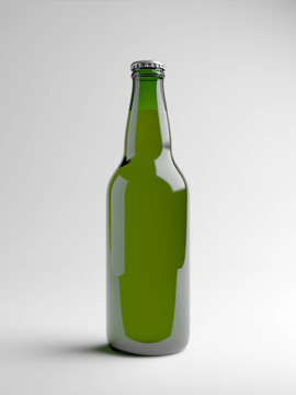 綠色的啤酒瓶
