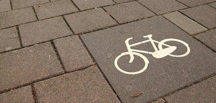 自行車道路特寫