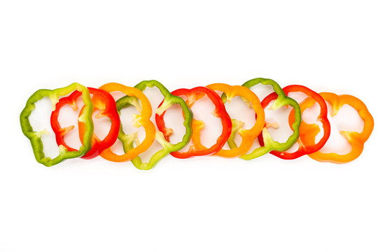 切片Bell Pepper