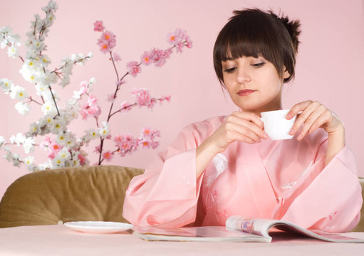 粉紅色的女孩