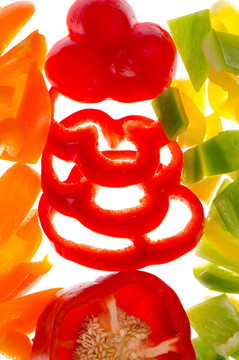 切片Bell Pepper片