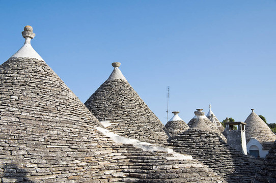 特魯利。阿爾貝羅貝洛。Apulia。