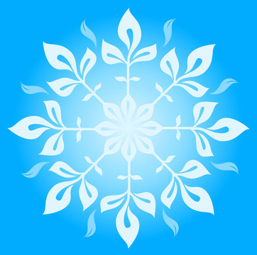 雪花的插圖