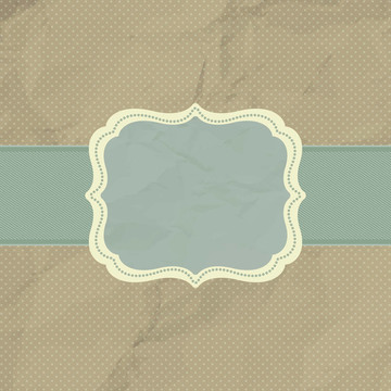 圓點(diǎn)設(shè)計(jì)；棕色復(fù)古框架。EPS 8