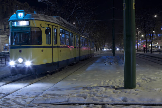 黃色的有軌電車