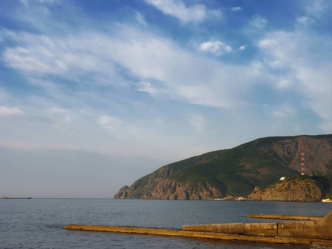 海景。