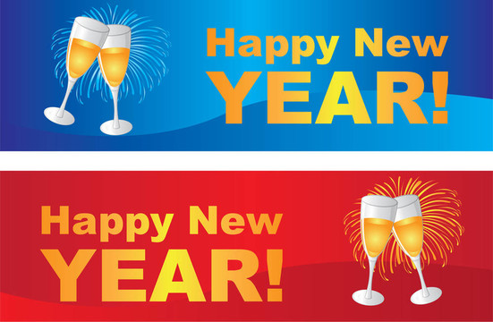 新年快樂標(biāo)簽