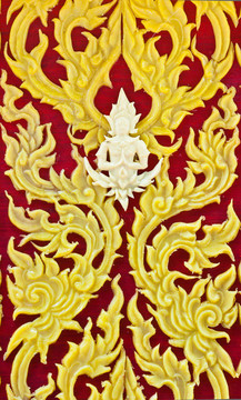 泰國(guó)風(fēng)格的造型藝術(shù)，在蠟燭節(jié)在Ubonratchathani