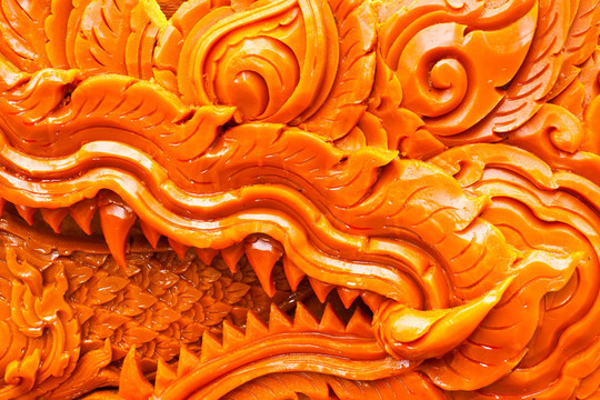 泰國風(fēng)格的造型藝術(shù)，在蠟燭節(jié)在Ubonratchathani