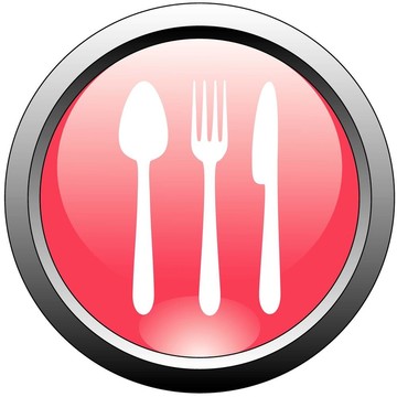 餐廳按鈕或圖標(biāo)