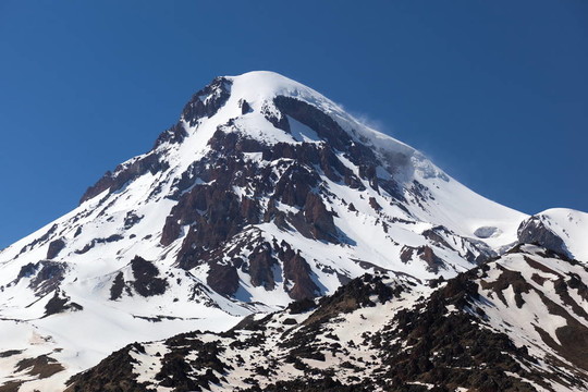 卡茲別克山。格魯吉亞.