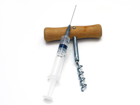 注射器和開瓶器