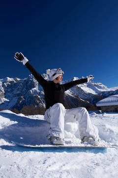 Dolomites女滑雪