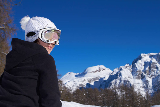 Dolomites女滑雪