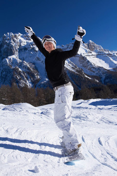 Dolomites女滑雪