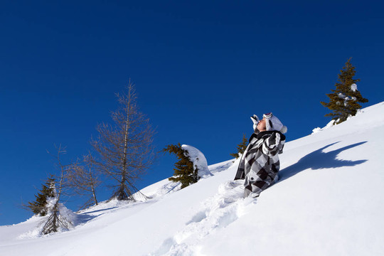 Dolomites女滑雪