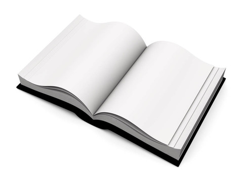打開的書