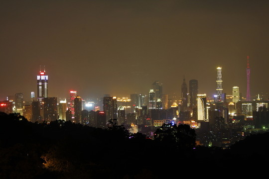 白云山夜景
