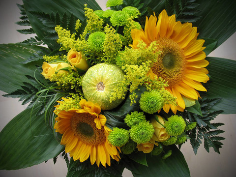 秋天的花束