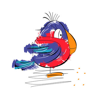 冬天的鳥