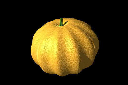 黑3D假南瓜。