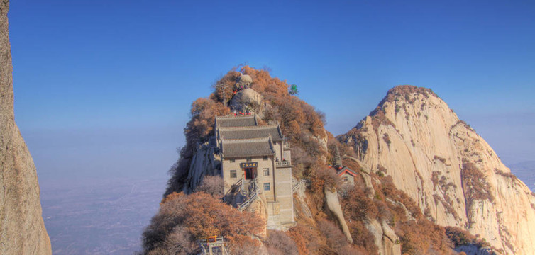 華山山北峰中國亞洲