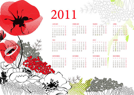 2011日歷
