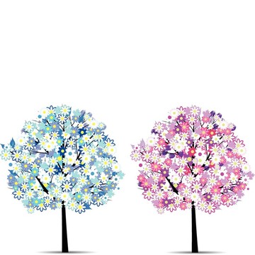 兩抽象花樹集
