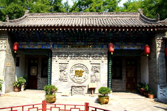 五蝙蝠拖福屏風(fēng) 西安湘子廟