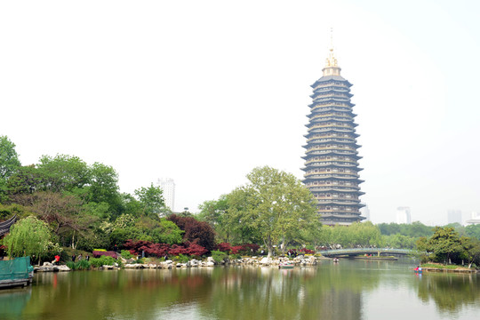 常州紅梅公園 天寧寶塔
