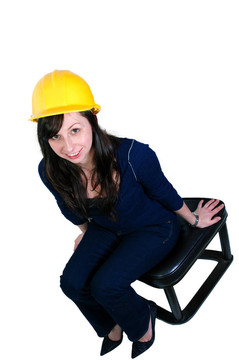 女建筑工