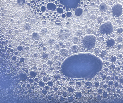 藍水的紋理