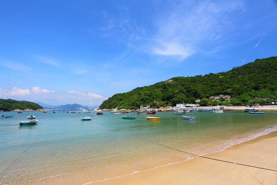 在一天的時(shí)間在香港海灘