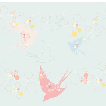 無縫燕子鳥型