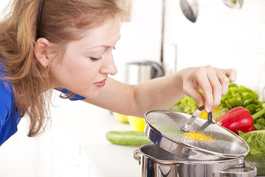 女人的幸福vegetabels廚房食品