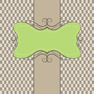 模板框架。插畫(huà)
