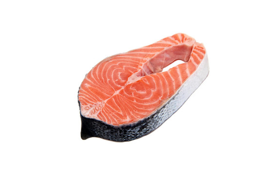 孤立的鮭魚
