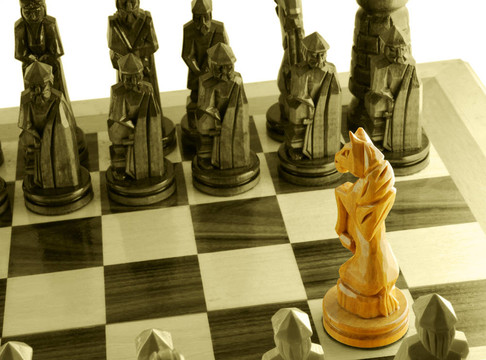 獨特的國際象棋的馬