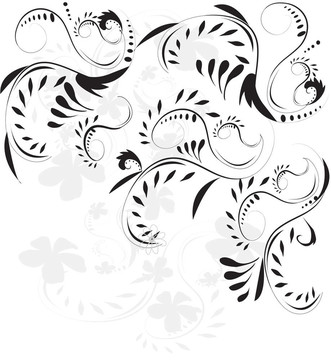 抽象的花朵設(shè)計