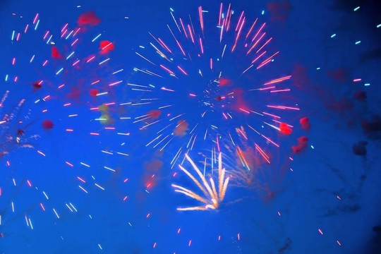 夜空中的煙花