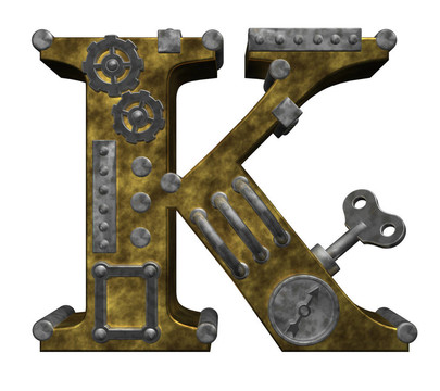 蒸汽朋克字母K