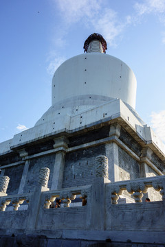 北海公園白塔漢白玉欄桿
