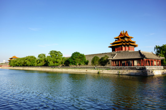 北京故宮筒子河紫禁城角樓