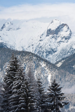 雪下的山?；﹦俚厥├旅鳌W地利
