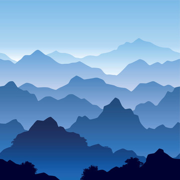無縫的山地景觀