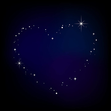 夜空中的星星