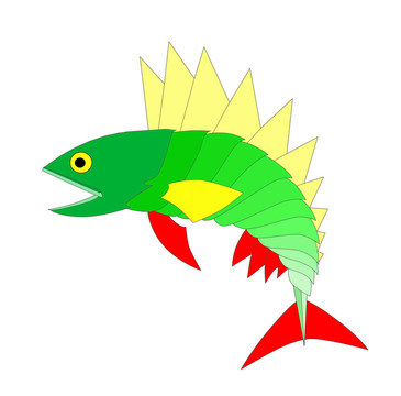五顏六色的魚