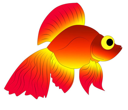 五顏六色的玩具魚