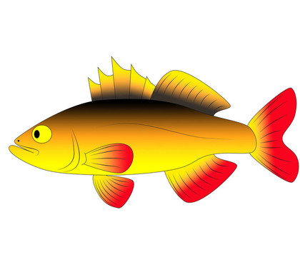 五顏六色的玩具魚